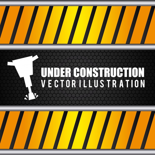Vecteur gratuit en cours de construction