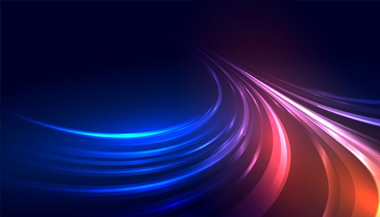 Vecteur gratuit effet de traînée de lumière brillante et brillante pour la photographie