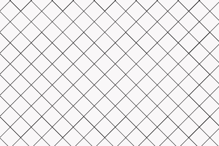 Vecteur gratuit fond de grille, vecteur de conception simple noir et blanc minimal