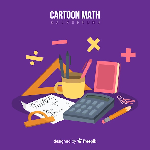Vecteur gratuit fond de maths