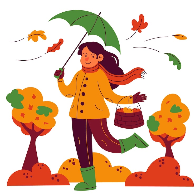 Vecteur gratuit illustration d'automne plat dessiné à la main