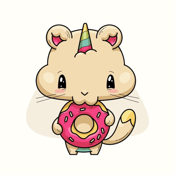 Vecteur gratuit illustration kawaii dessinée à la main