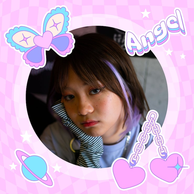Vecteur gratuit la photo de profil de la musique kpop sur twitch