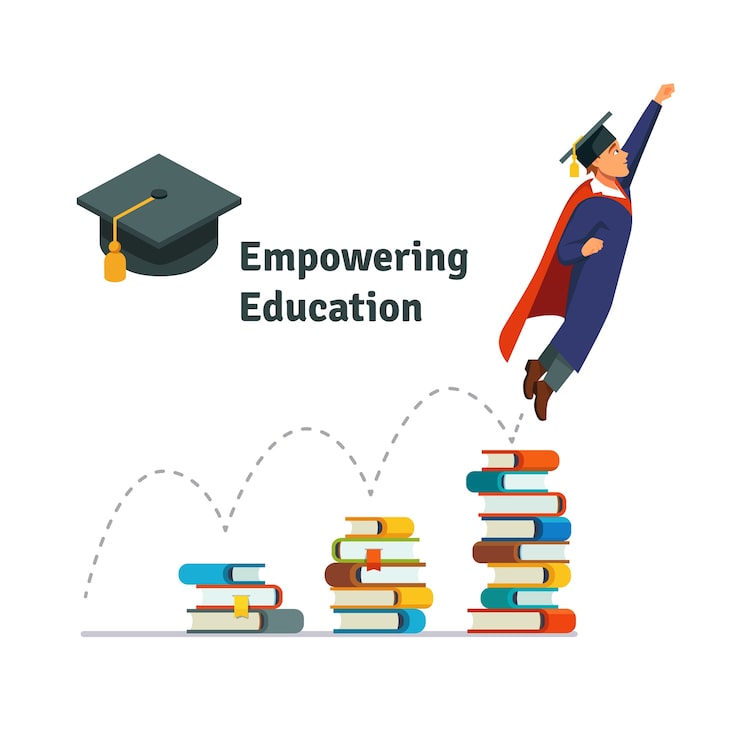Vecteur gratuit responsabiliser l'éducation