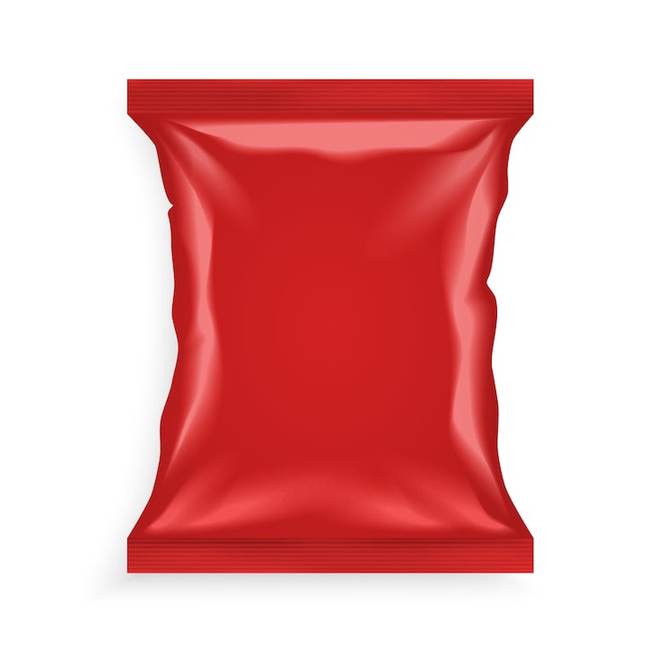 Vecteur gratuit sac en plastique rouge