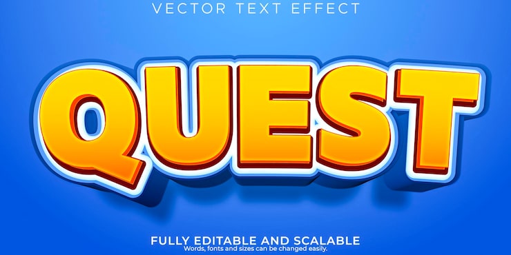 Vecteur gratuit style de police comique à effet de texte de dessin animé modifiable