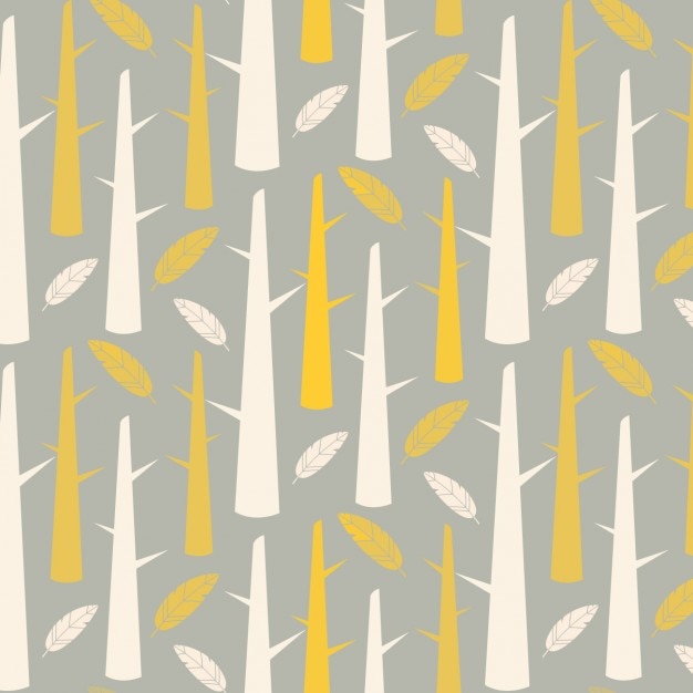 Vecteur gratuit trunks et plumes design pattern