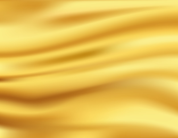 Vecteur gratuit vagues d'or de fond