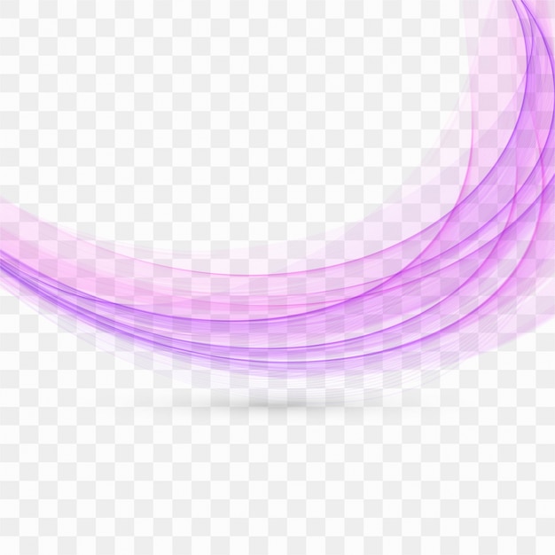 Vecteur gratuit violet wave background