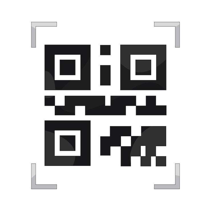 Vecteur le code qr