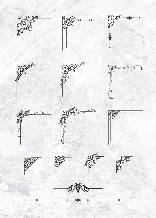 Vecteur ensemble de bordure classique