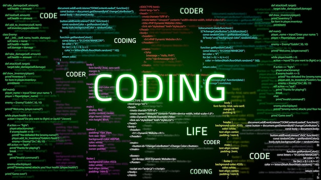 Vecteur expérience de codage en programmation informatique