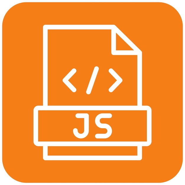 Vecteur illustration de conception d'icônes vectorielles en javascript