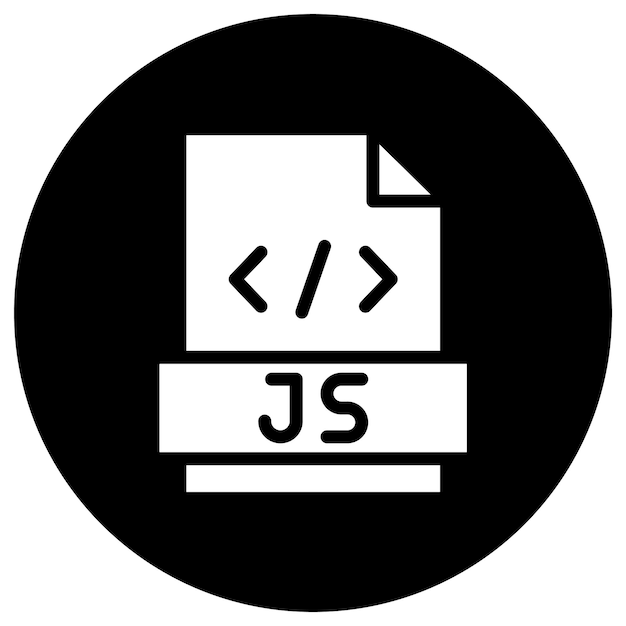 Vecteur illustration de conception d'icônes vectorielles en javascript