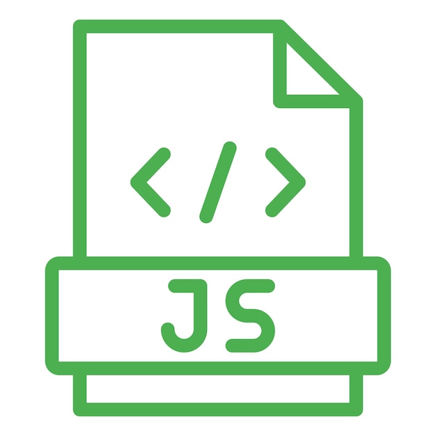 Vecteur illustration de conception d'icônes vectorielles en javascript