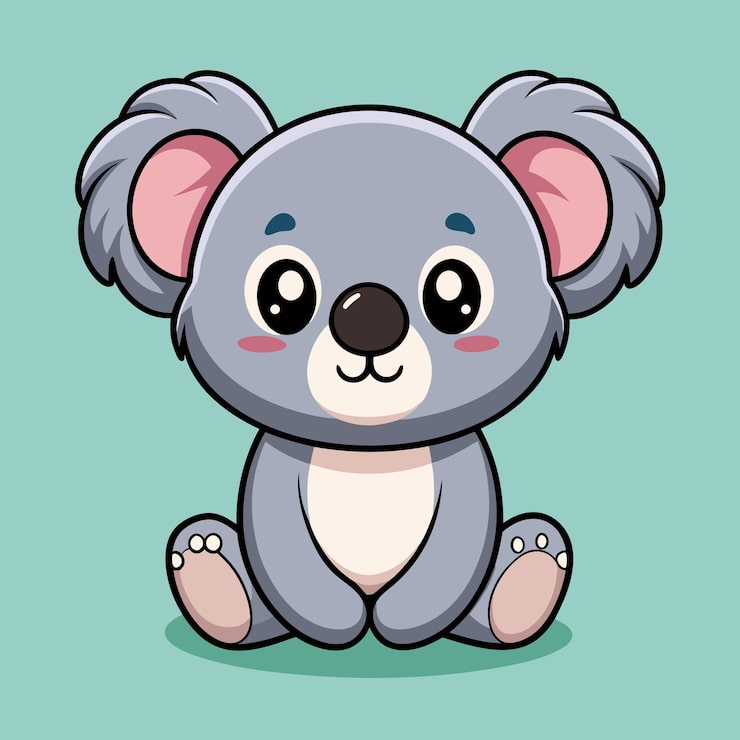 Vecteur illustration de l'icône vectorielle de dessin animé de koala