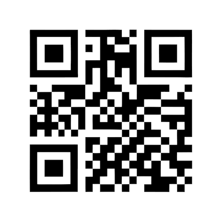 Vecteur illustration vectorielle de la silhouette du code qr