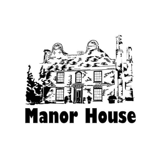 Vecteur le logo du manoir