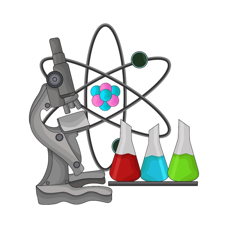 Vecteur le microscope