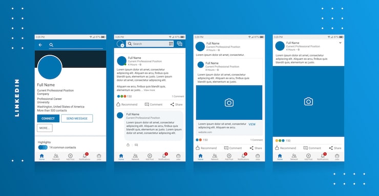 Vecteur modèle d'application