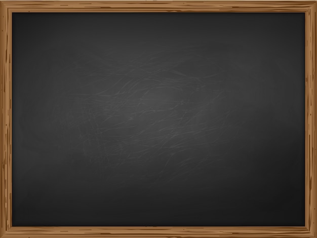 Vecteur texture de fond de tableau école avec cadre