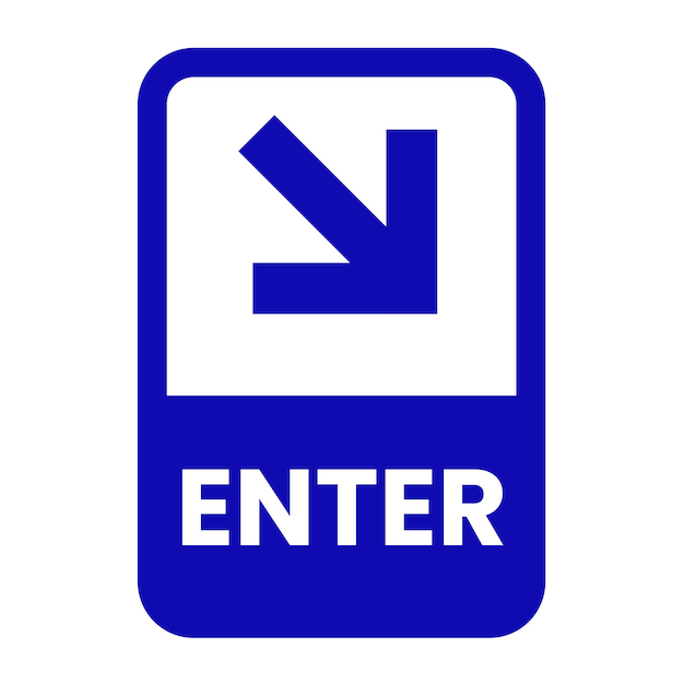 Vector biểu tượng enter