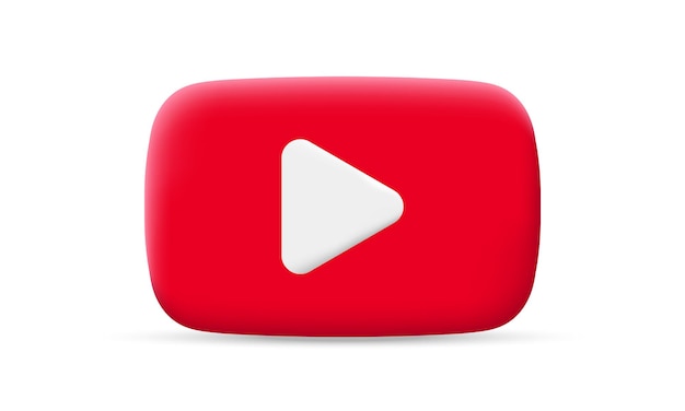 Vector biểu tượng vector nút phát 3d