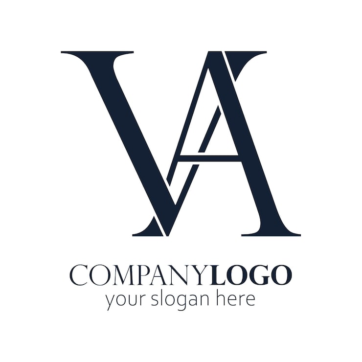 Vector logo chữ lồng va thanh lịch