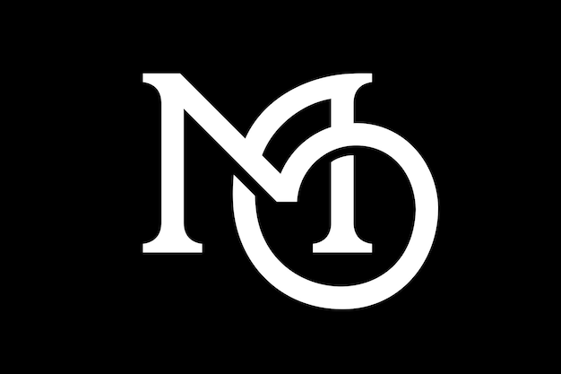 Vector logo chữ mo