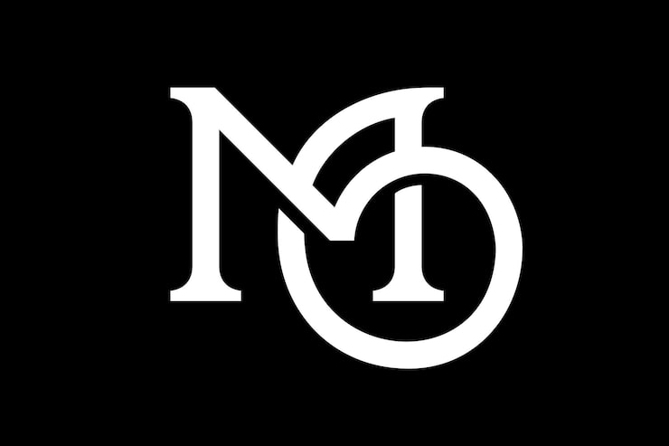 Vector logo chữ mo