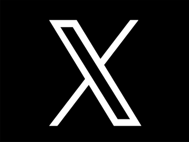 Vector logo x twitter
