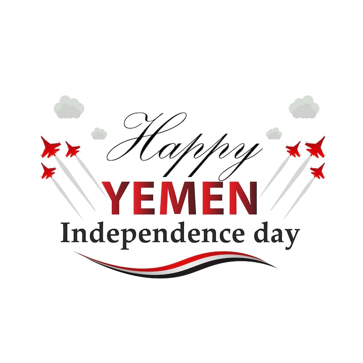 Vector ngày độc lập yemen