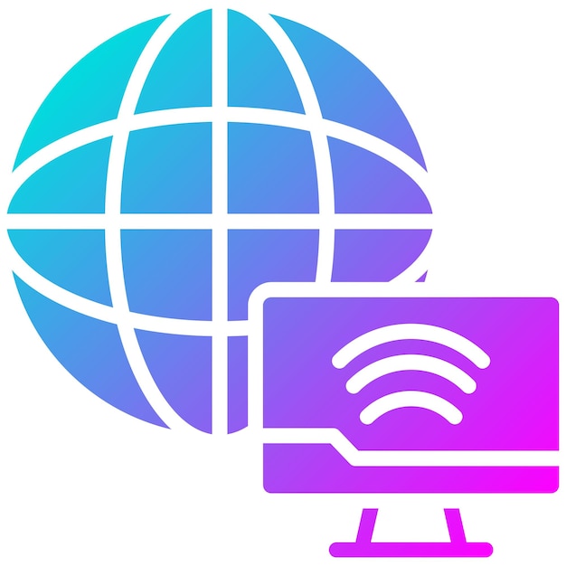 Vector phong cách minh họa vector kết nối internet