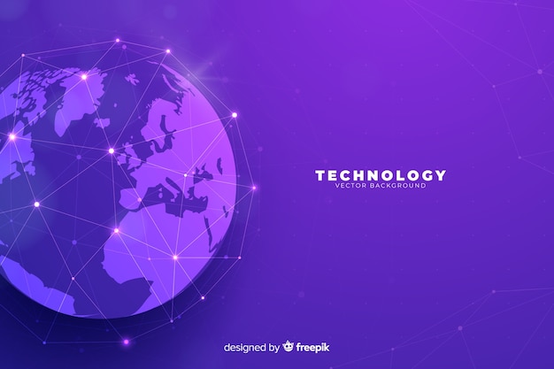 Vector gratuito antecedentes tecnológicos