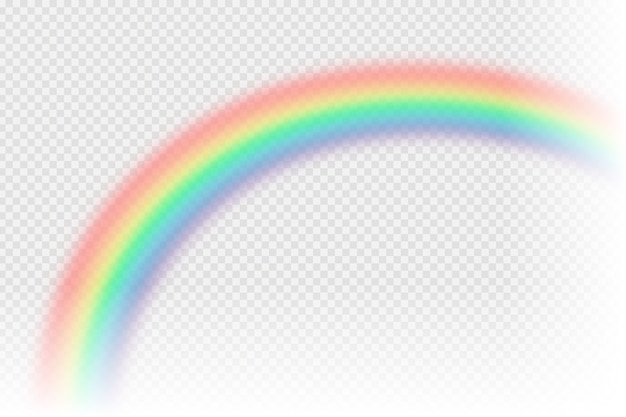 Vector gratuito arcoiris realista