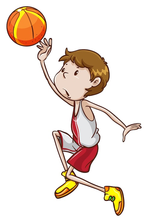 Vector gratuito baloncesto