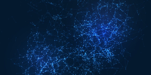 Vector gratuito banner de baja tecno tech