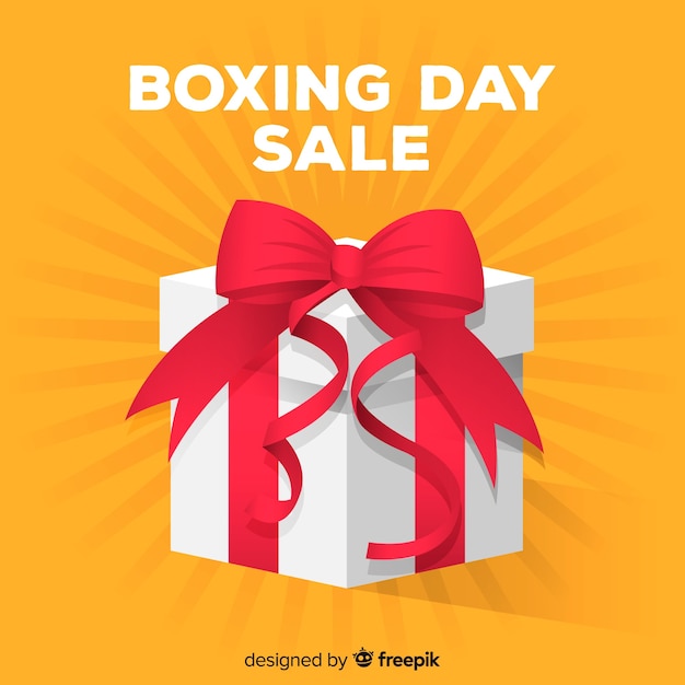 Vector gratuito banner de boxing day