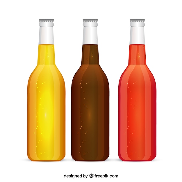 Vector gratuito botellas de refrescos