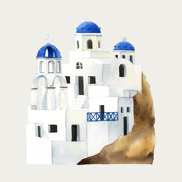 Vector gratuito casas cueva