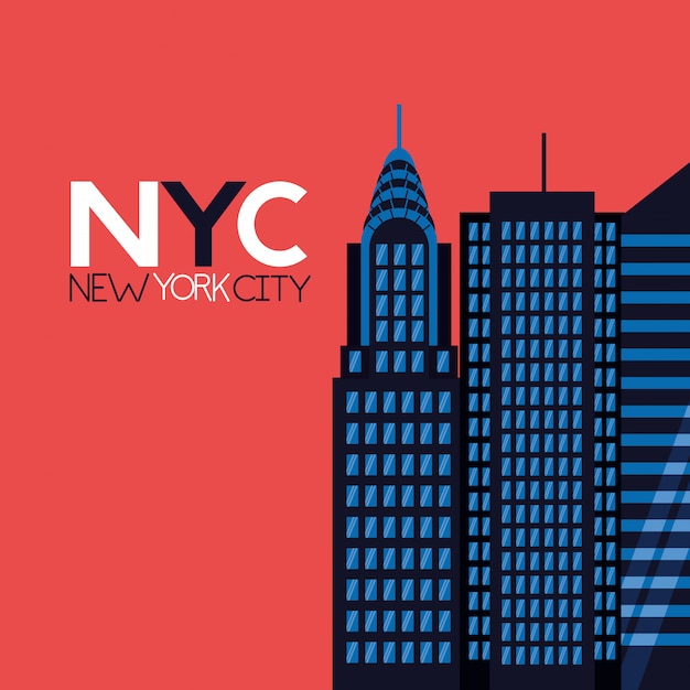 Vector gratuito la ciudad de nueva york.
