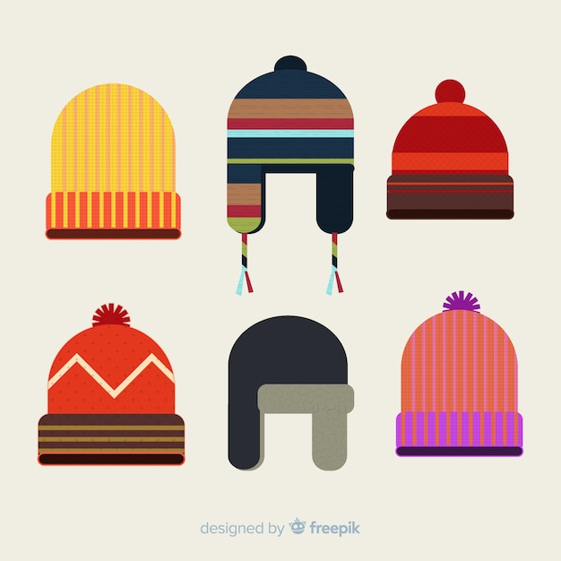Vector gratuito colección de capas de nieve