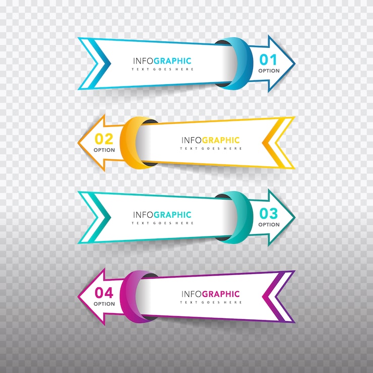 Vector gratuito colección de plantillas de infografía