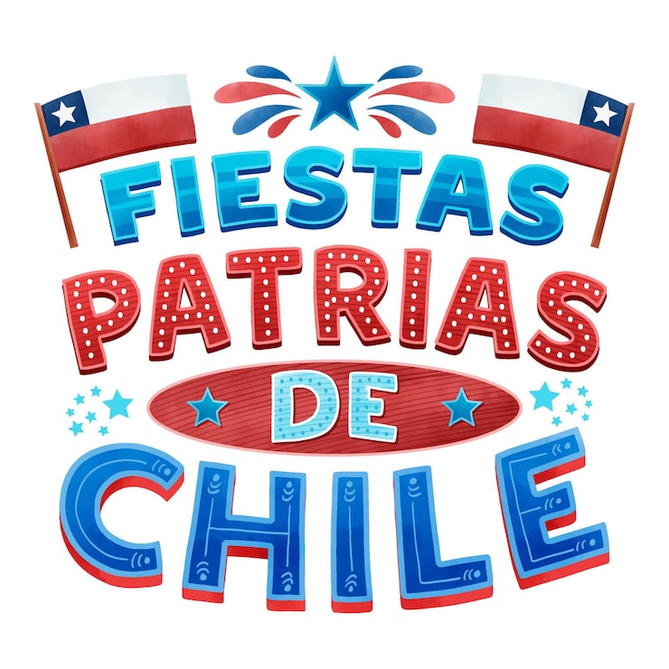 Vector gratuito concepto del día nacional de chile
