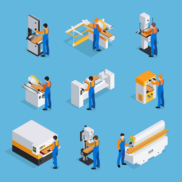 Vector gratuito conjunto de iconos de madera