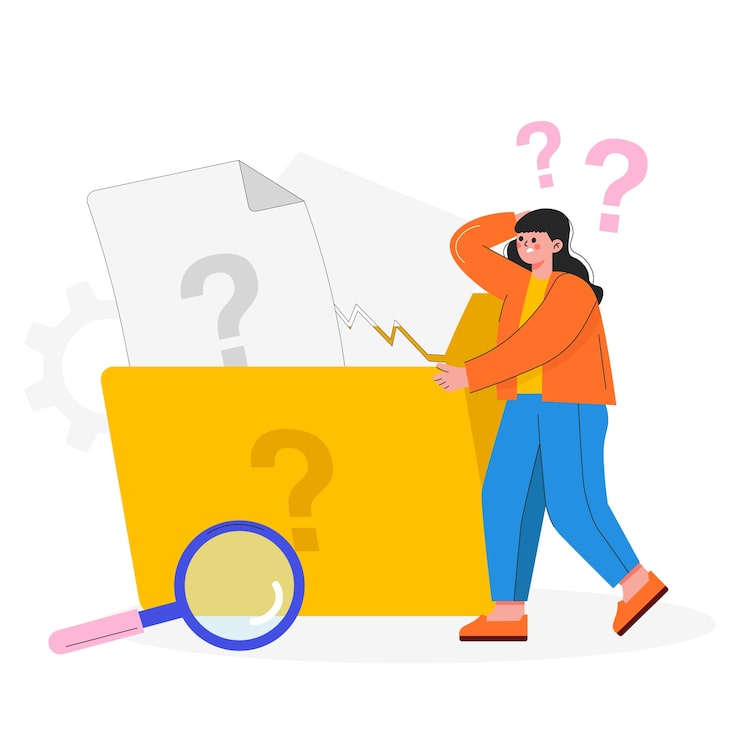Vector gratuito dibujado a mano sin ilustración de datos