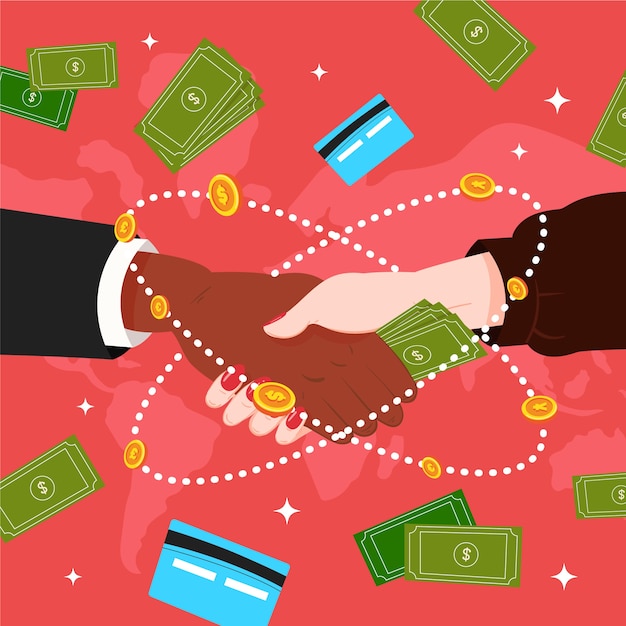 Vector gratuito dibujado a mano ilustración plana del día de la lucha contra la corrupción