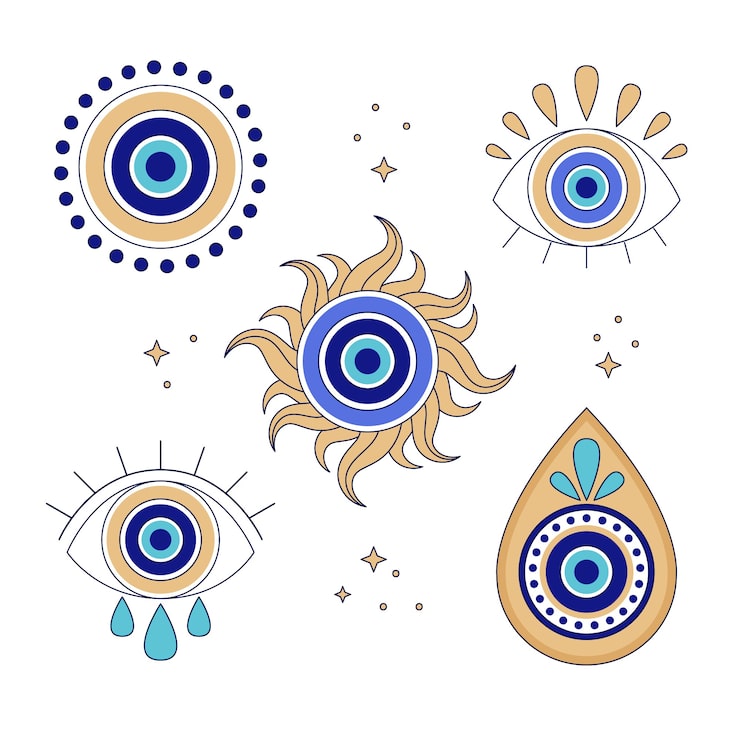 Vector gratuito dibujado a mano mano de fatima ilustración