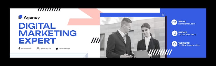 Vector gratuito diseño de banner empresarial de linkedin
