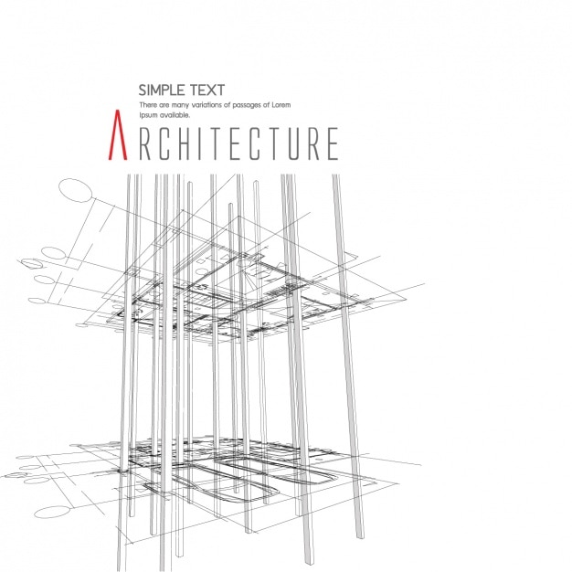 Vector gratuito diseño de fondo de arquitectura